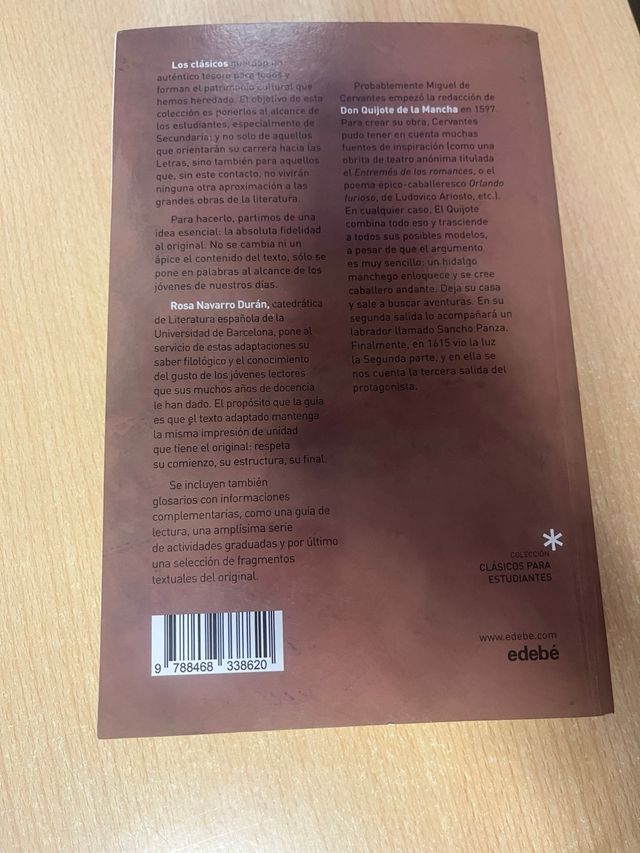 Clásicos para Estudiantes:DON QUIJOTE DE LA MANCHA