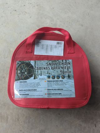 Cadenas de nieve para coche a estrenar 