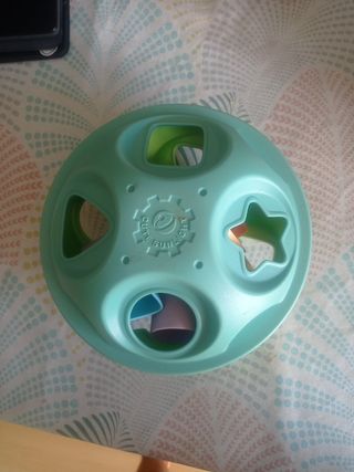 Juguete encajable verde