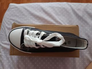 Zapatillas negras Converse niñ@ talla 35