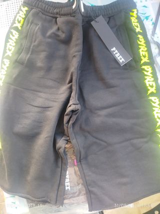 Shorts Pyrex neri-gialli