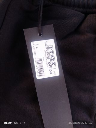 Shorts Pyrex neri-gialli