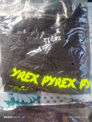 Shorts Pyrex neri-gialli