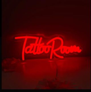 Lampada Neon LED - TATTOO ROOM - Rosso