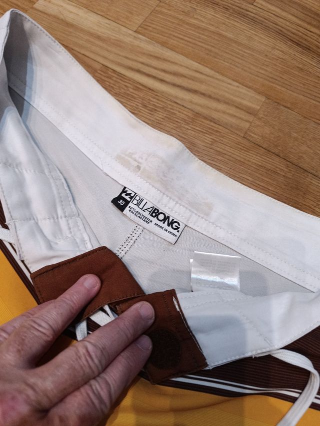 Bañador Billabong S - marrón, rojo