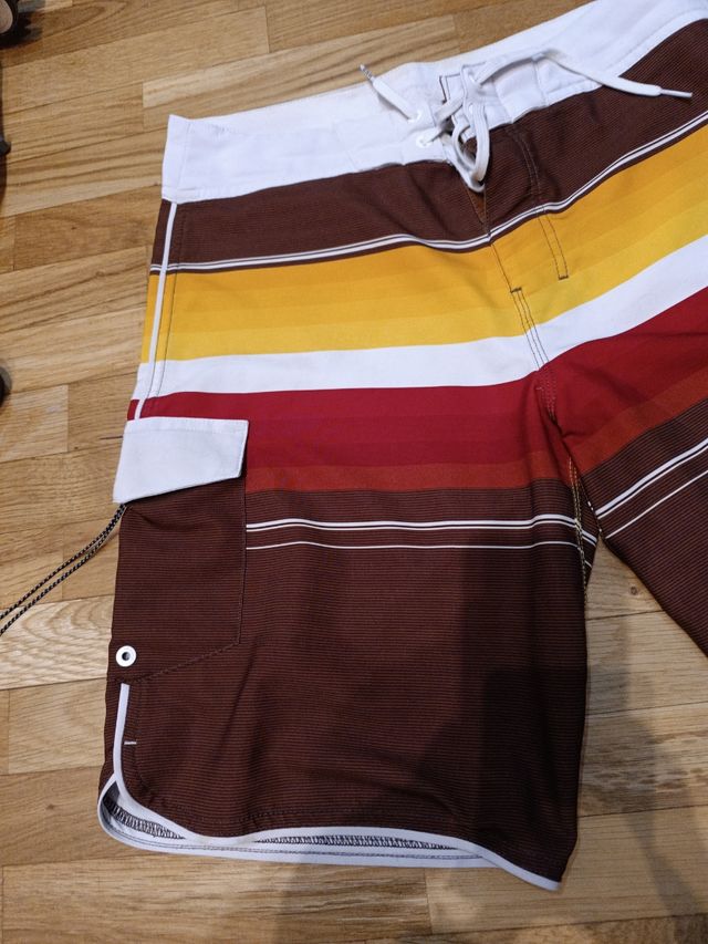 Bañador Billabong S - marrón, rojo