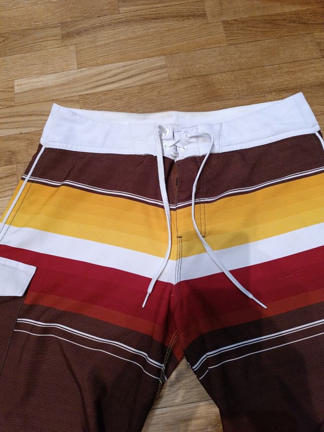 Bañador Billabong S - marrón, rojo