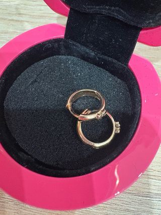 Aros Tous oro rosa