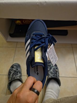 Adidas USA 84 - Scarpe blu/bianche tg 38