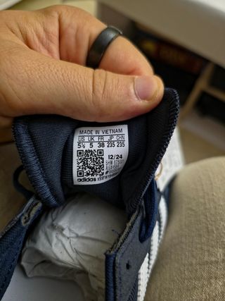 Adidas USA 84 - Scarpe blu/bianche tg 38