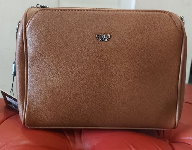 Borsa Coveri World Marrone