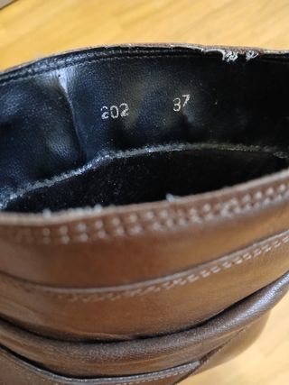 Botines Marrón Piel