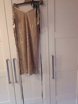 Vestito paillettes oro - elegante