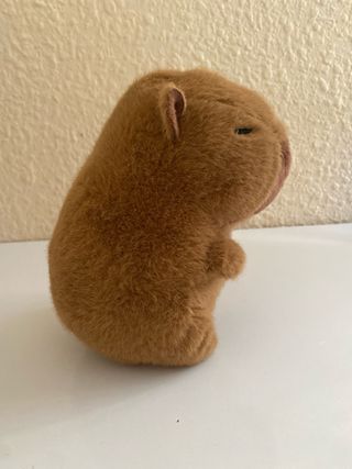 Peluche Capibara Marrón de 18 cm de alto