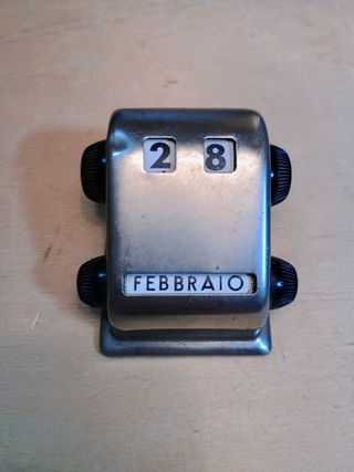 Calendario perpetuo vintage