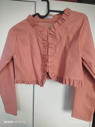 Giacca rosa bimba - corta