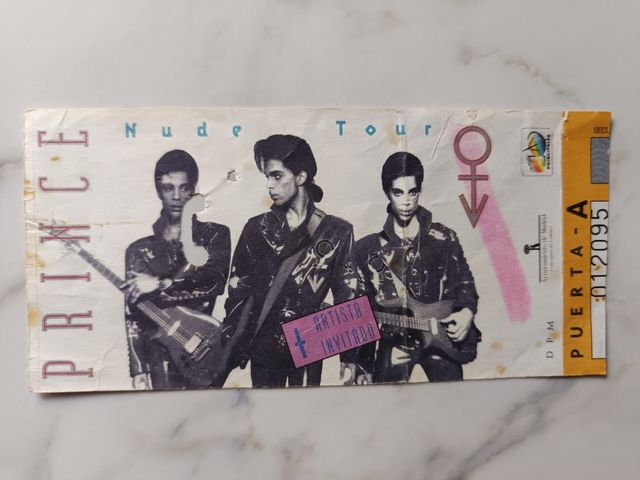 Entrada Prince Nude Tour Madrid