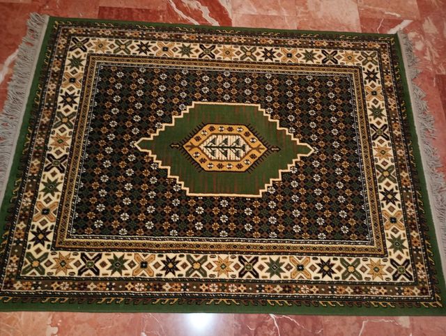 Alfombra persa - Verde, multicolor