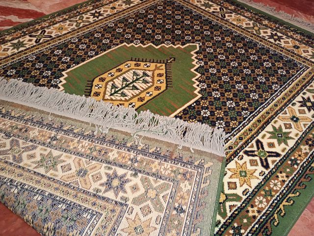 Alfombra persa - Verde, multicolor