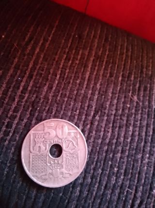 1 Peseta 1966 + 50 Céntimos 1949 