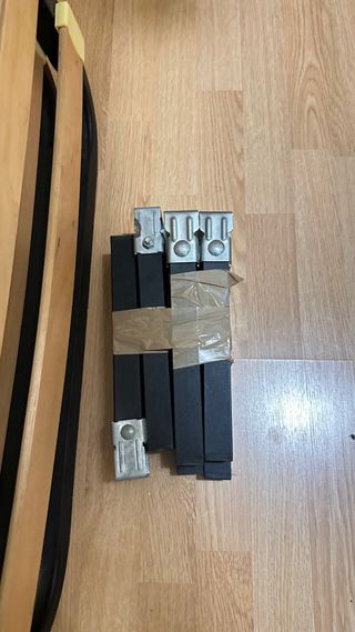 Somier 135cm con patas de madera