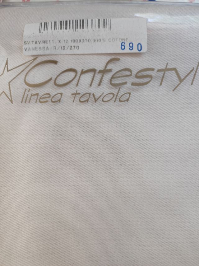 Tovaglia Cotone Vannessa - Giallo Bianco