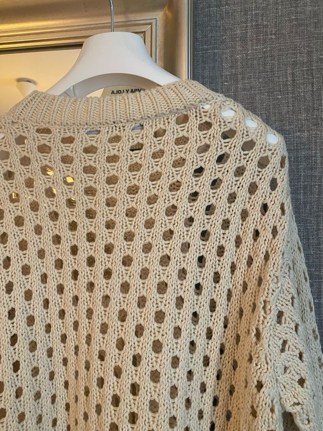 Jersey Bimba y Lola beige calado