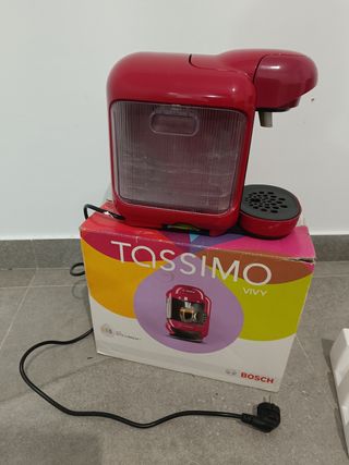Cafetera TASSIMO Bosch Vivy roja