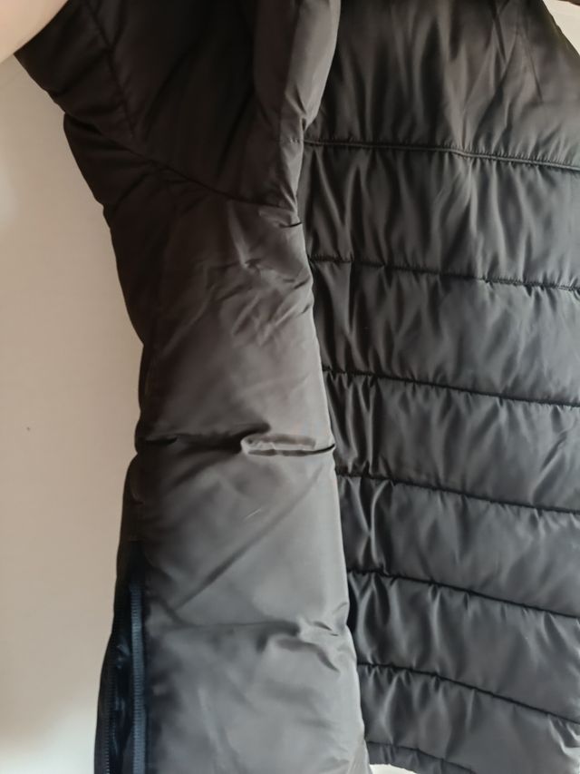 Chaqueta acolchada marrón hombre