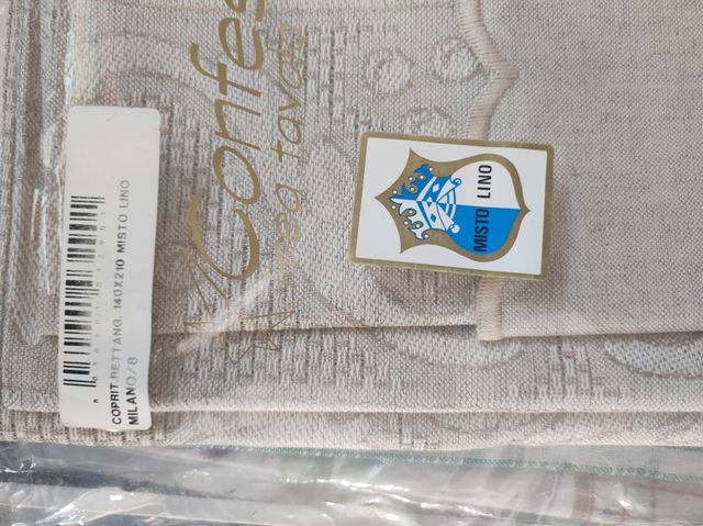 Tovaglia Beige in misto Lino 