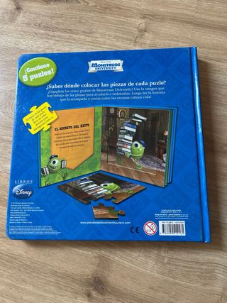 Monstruos University. Mi primer libro puzle