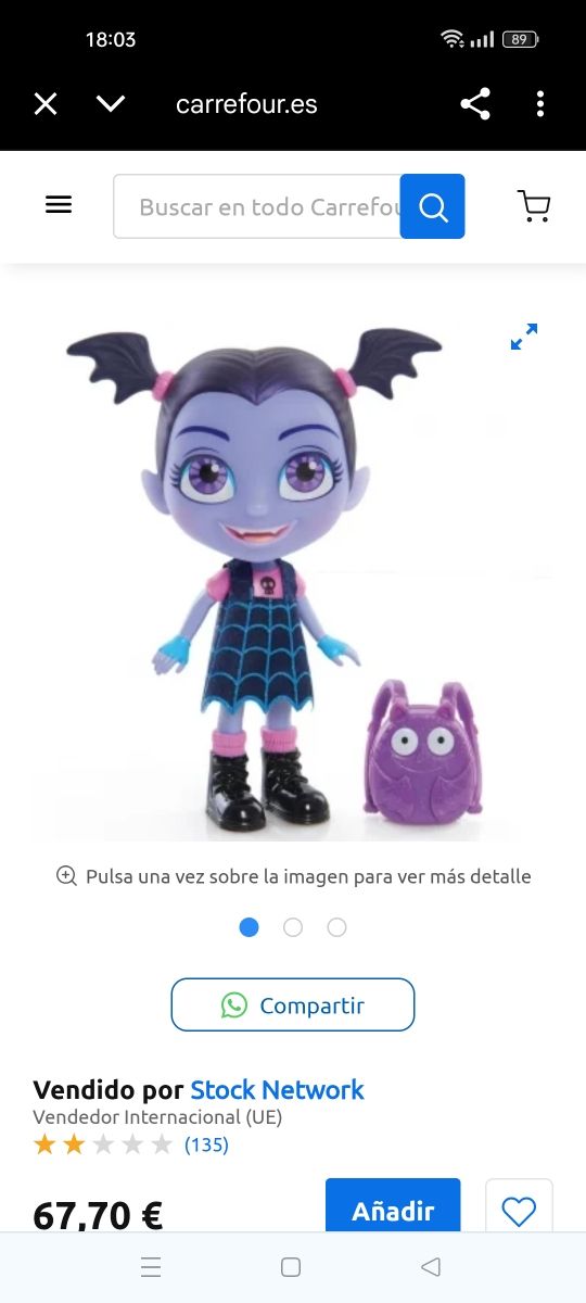 Muñeca Vampirina - Articulada