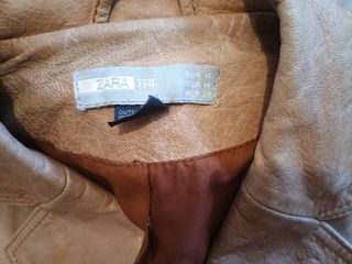 Chaqueta cuero marrón