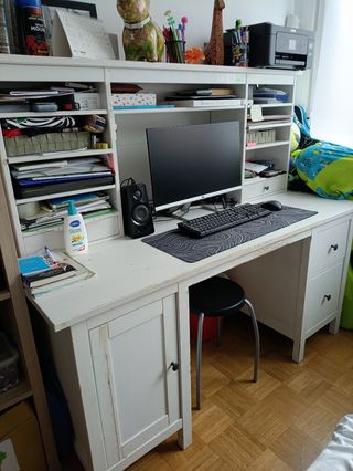 Escritorio Hemnes blanco de madera