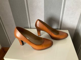 Zapatos Lodi Marrón Piel, Tacón 37