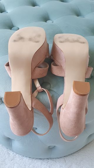 Sandalias rosa nude