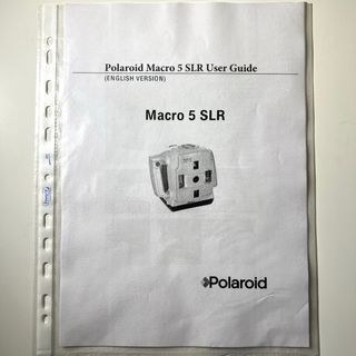 Polaroid Macro 5 SLR + 3D printed spectra adapter 