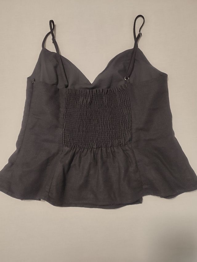 Top Zara negro - Talla M