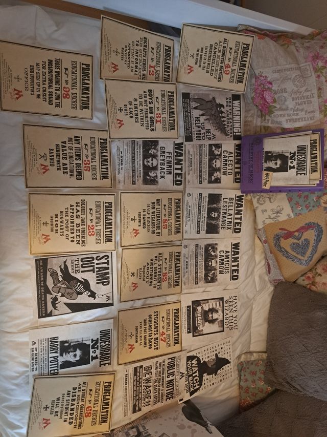 Postales Harry Potter - Ministerio Magia