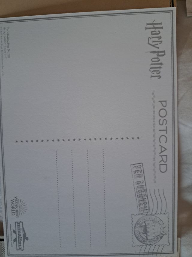 Postales Harry Potter - Ministerio Magia