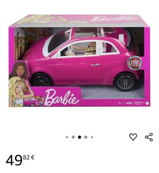 Barbie Fiat 500 auto bianca