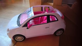 Barbie Fiat 500 auto bianca