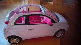 Barbie Fiat 500 auto bianca