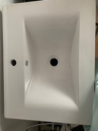 Lavabo porcelana blanco