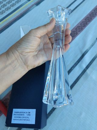 Candelabro cristallo trasparente