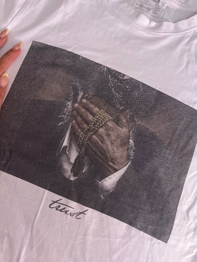 Camiseta Mister Tee blanca - Trust