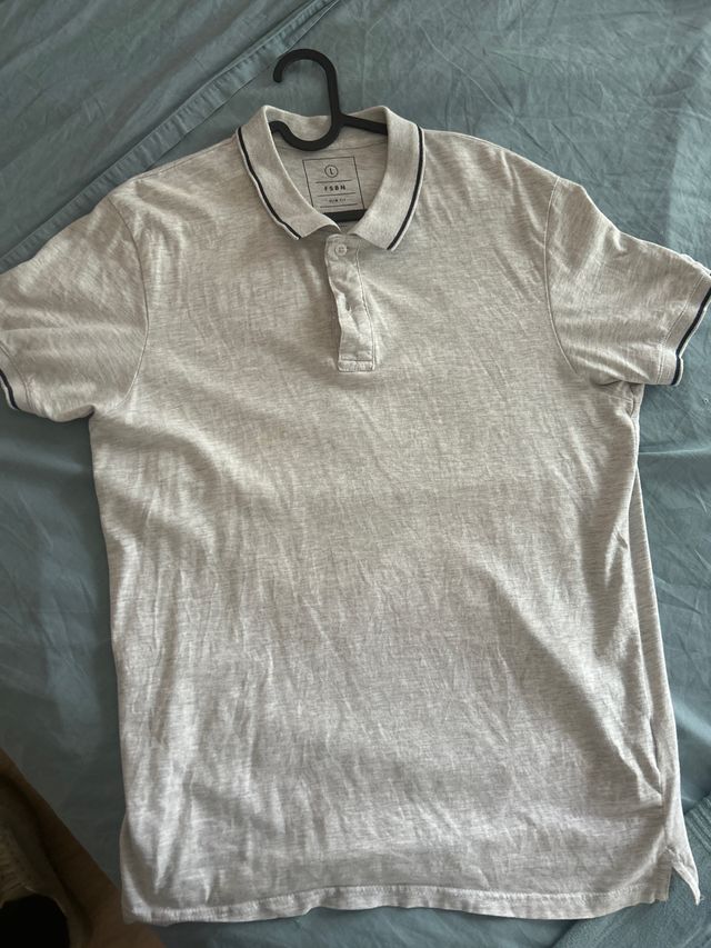 Polo gris hombre L