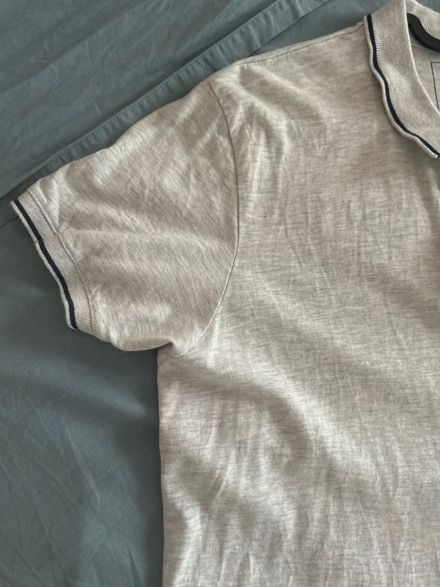 Polo gris hombre L