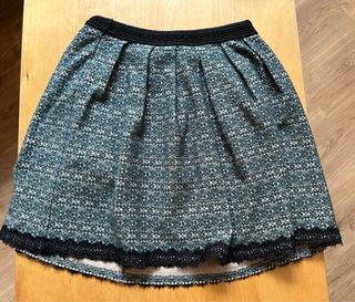 Falda plisada verde | Talla S