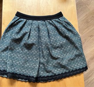 Falda plisada verde | Talla S